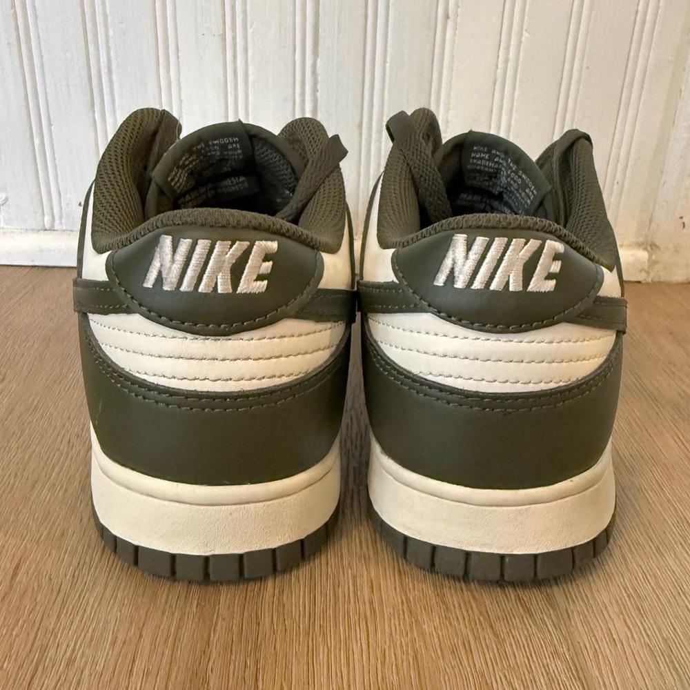 Nike Dunk Low in Olive Green and White Men’s Size 10.5 - Picture 5 of 14